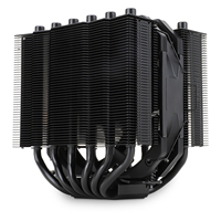 Refroidisseur de processeur Thermalright SS135 BLACK, hauteur 135 mm, double tour, 6 caloducs, pour boîtier PC Mini-ITX AMD INTEL