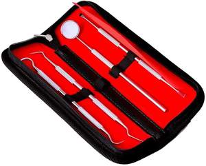 Dental Diagnostic <b>Tool</b> Kit For Clinics & Hospital 3pc set Exam Set Hygiene <b>Teeth</b> <b>Cleaning</b> Explorer Probe Mirror <b>Tooth</b> Inspection - Product Image 3