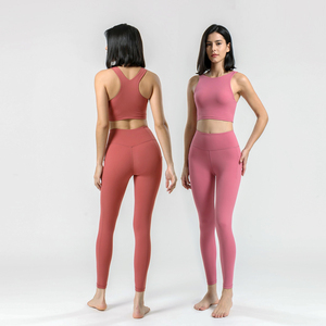 Conjunto Deportivo de Yoga para Mujer, Sujetador Deportivo y Leggings, Ropa Deportiva de Dos Piezas para Gimnasio, Ejercicio y Entrenamiento - Product Image 6