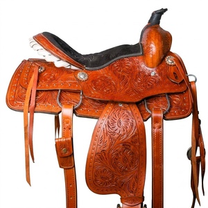 Selle de cheval western en cuir véritable de qualité supérieure, sur mesure, selle de cowboy, fabricant OEM ODM, vente en gros, acier inoxydable - Product Image 5