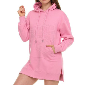 <b>Women</b> Winter Wear Longer Sweatshirt 100% Cotton Made <b>Pullover</b> Style With Custom Logo <b>Women</b> Sweatshirt - Product Image 4