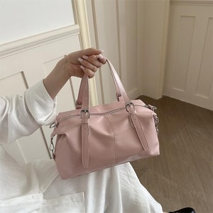 Women CUSTOM Brand PU <b>Leather</b> Trendy Satchel Tote Solid Color Handbags Large Capacity From Rajasthan - Product Image 5