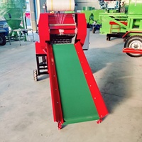Prix moins cher Presse à fourrage pour ensilage Presse à balles pour aliments pour animaux Machine de fabrication d'emballage Presse à balles en paille de blé