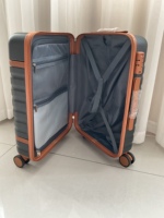 Nouvel ensemble de bagages de voyage 3 pièces unisexe, valise cabine 20 pouces à roulettes pivotantes, coque rigide en PC, serrure TSA, intérieur doublé extensible, pour avion