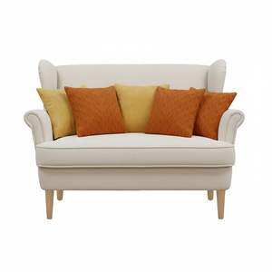 Juego de Fundas de Almohada SOGA de 5 Piezas en Tejido Diamante Naranja Quemado y Terciopelo Amarillo Dorado, Decoración Acogedora para Sala de Estar y Sofás - Product Image 1