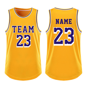 Maillots de basket-ball Sinewy Sports Fitness, édition classique, respirants, 100% polyester, nom du joueur, nom de l'équipe imprimés - Product Image 4