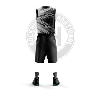 Conjunto de Uniforme de Baloncesto Listo para la Cancha, Tela de Poliéster, Acabado Liso, Ajuste Cómodo, Diseñado para Entrenamientos, Partidos y Deportes de Equipo - Product Image 2