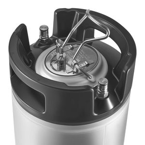 Fusto Corny da 5 Galloni con Chiusura a Sfera in Acciaio Inox SUS304 per Cold Brew, con Doppie Maniglie in Gomma e Fondo Rinforzato in Gomma per Attrezzature di Birrificazione - Product Image 4