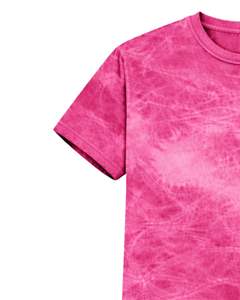 Camiseta Rosa con Efecto Teñido para Hombre, Cuello Redondo, Manga Corta, Algodón, Estilo Casual Urbano, Lavado Vintage, Personalizada, OEM, Proveedor Mayorista de Camisetas - Product Image 4