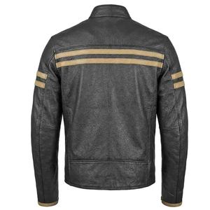 Wholesale <b>Motorcycle</b> <b>Leather</b> <b>Jacket</b> CE Elbow, Shoulder & Back Protection <b>Armor</b> Bike Rider Custom Logo Motorbike Racing <b>Jacket</b> - Product Image 5