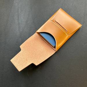 Cartera de Cuero Urbana sin Costuras, Minimalista, Delgada, Tarjetero de Cuero Genuino sin Costuras, Bloqueo RFID, Regalo para Hombre SLW-0048 - Product Image 2