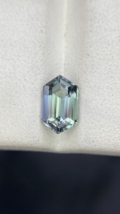 2.00 Carat Certified Natural Unheated <b>Mermaid</b> Tanzanite Rectangle Hexagon Cut With Excellent Color Natural Zoisite Loupe Clean - Product Image 6