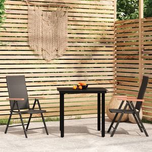 Conjunto de Comedor para Jardín en Negro - Product Image 1