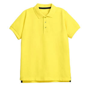 Chemises polo pour hommes, haute qualité, 100% coton, manches courtes, jersey uni, t-shirt décontracté à manches courtes - Product Image 5