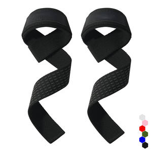 Sangles de poignet en coton et nylon durables pour la musculation, la force athlétique, avec logo personnalisé, pour hommes et femmes, sport, fitness, entraînement, gym, levage de poids - Product Image 3