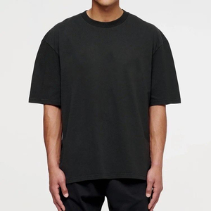 เสื้อยืดผู้ชายคุณภาพสูง ผ้าฝ้ายถัก 100% ระบายอากาศได้ดี สวมใส่สบาย น้ำหนัก 200 กรัม ทรงโอเวอร์ไซส์ พิมพ์ลายตามสั่ง - Product Image 1