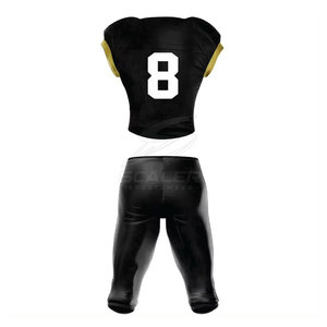 Uniformes de Fútbol Americano Transpirables de Alta Calidad al por Mayor, Se Aceptan Pedidos al por Mayor, Talla y Color Personalizables, Aptos para Escuelas - Product Image 2
