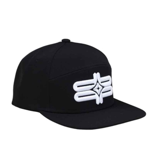 Gorra Snapback Negra PEPP Premium Ecológica |   Material reciclado transpirable, 6 paneles, ajustable, unisex, MOQ bajo, servicio OEM y ODM - Product Image 2
