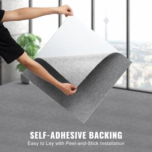 Piastrelle di Moquette Autoadesive 24FT X 24FT, Morbide e Imbottite, Facili da Installare per Uffici - Product Image 4