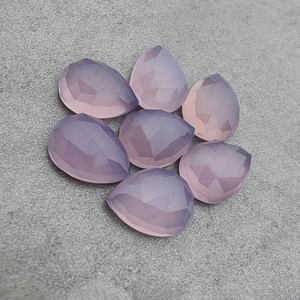 Piedra Preciosa de Calcedonia Lavanda de Calidad AAA+ con Corte en Forma de Lágrima, Calibrada, Forma de Pera, Tamaños Personalizados Disponibles - Product Image 6