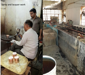 ประติมากรรมโลหะชุบทองทรงกลมสำหรับตกแต่งบ้านห้องนั่งเล่น - Product Image 5