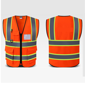 Chaleco de Seguridad Reflectante Impermeable de Alta Visibilidad, Chaqueta de Trabajo Industrial de Poliéster, Logotipo de Empresa Personalizado, Unisex, Alta Calidad - Product Image 3