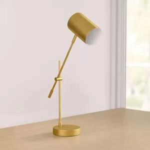 Lámpara de Mesa Vintage de Latón con Cuerpo Esculpido, Iluminación Elegante para Dormitorio y Estudio - Product Image 2