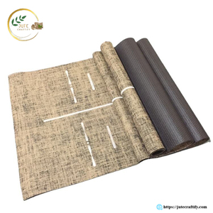 Tapis de méditation en fibre naturelle de jute – Tapis de yoga écologique pour la pleine conscience, la prière et la pratique quotidienne de la méditation - Product Image 2