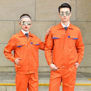 Cotton Hi Vis Breathable <b>Waterproof</b> Unisex <b>Work</b> Coverall CE Certified Industrial Safety Uniform Jumpsuit Customizable Digital - Product Image 4