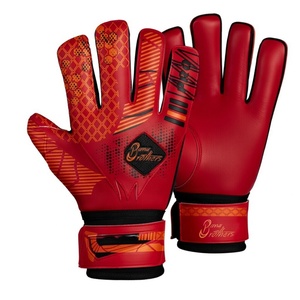 Gants de gardien de but de qualité supérieure, paume en latex haute adhérence, matière extensible imperméable, protection UV, et logo personnalisé - Product Image 3
