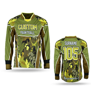 OEM Custom <b>Paintball</b> Jersey Lightweight Breathable Performance Sportswear Supplier - Product Image 1
