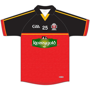 Maillot de football GAA unisexe 100 % polyester, sublimé, à manches courtes, avec design uni, service OEM pour vêtements de football - Product Image 1