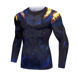 High Quality Rash Guard <b>Athletic</b> Fitness Compression Shirt Custom Logo Professional Sportswear Supplier - Product Image 3