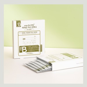 มาส์กหน้าบำรุงผิวหน้าสูตรเกาหลี Daycell Deycell Dr Vita Mask Pack B 25 กรัม 10 แผ่น แผ่นมาส์กหน้า แผ่นมาส์กหน้าแบบแผ่น มาส์กหน้าเกาหลี - Product Image 5