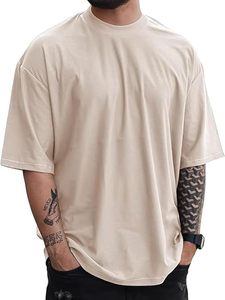 Camiseta Oversize de Algodón de Lujo para Hombre, Estilo Hip Hop, Manga Corta, Tejido Grueso, Top de Moda de Verano - Product Image 4