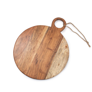 Planche à découper en bois HF Crafts, best-seller, avec poignée en bois, écologique, durable, 100% naturelle, ustensiles de cuisine - Product Image 1