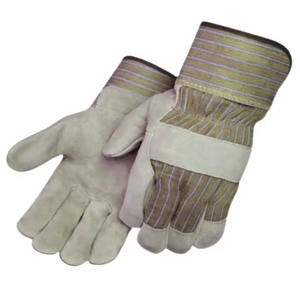 Guantes de Seguridad Reflectantes de Primera Calidad, Duraderos, para Construcción, Trabajo Pesado, de Cuero Dividido, Industriales, Antideslizantes y Resistentes al Calor - Product Image 2