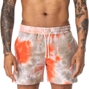 Pantalones Cortos Casuales Tie Dye para Hombre, Pantalones Cortos Deportivos de Verano, Logotipo Personalizado OEM ODM, Venta al por Mayor - Product Image 1