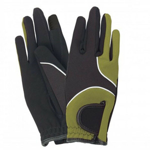 New Arrival Custom Adult Equestrian Leather Gloves Horse Riding Sports Gloves <b>Full</b> Finger Anti <b>Slip</b> Design For Training - Product Image 3