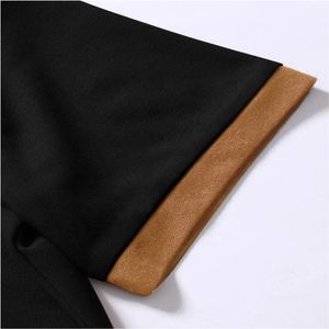 เสื้อยืดแขนยาวผู้ชายแฟชั่นทันสมัยใส่สบาย ผ้าฝ้าย 100% กันยับ สีพื้น สไตล์ใหม่สำหรับฤดูใบไม้ร่วง แบบลำลองถักนิตติ้ง ขายส่ง - Product Image 4