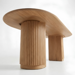 Table de restaurant en teck massif de haute qualité avec un design moderne élégant, écologique et durable pour une utilisation en extérieur, divers concepts - Product Image 5