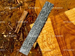 เหล็กดามัสกัสตีขึ้นรูปลายขนนกจากโรงงานโดยตรง สำหรับทำมีดมืออาชีพ DIY ปรับแต่งได้ ขายส่ง - Product Image 4