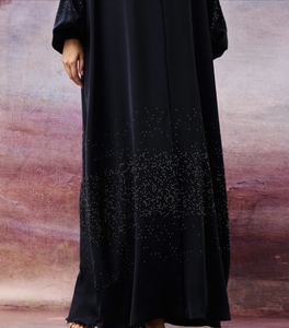 High Quality Modest Dubai Beaded <b>Sequined</b> Long Sleeve Abaya Muslim Traditional Handmade Wedding Women Ramadan Prayer Daily - Product Image 4