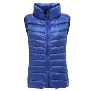 Latest Design Stylish Women's Breathable <b>Canvas</b> Puffer Vest With Customizable Color And Logo Winter Knit Vest Wholesale Price - Product Image 3