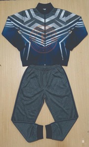 ชุดวอร์มแบบสลิมฟิตสำหรับออกกำลังกาย พิมพ์ลายโลโก้ตามสั่ง ขายส่ง - Product Image 2