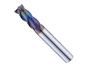 Fresa a 4 taglienti in carburo HRC55 HRC60 HRC65 HRC70 da 3/8, 1/2, 1/4 di pollice per acciaio e alluminio - Product Image 4
