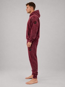 Ensemble de survêtement délavé à l'acide pour homme, deux pièces : sweat-shirt et pantalon de jogging, confortable, décontracté, pour le quotidien, vêtements de sport de haute qualité - Product Image 2