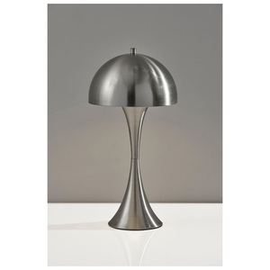 Lampe de table élégante en métal avec abat-jour floral découpé au laser et centre en verre fumé pour la décoration d'hôtel - Product Image 3