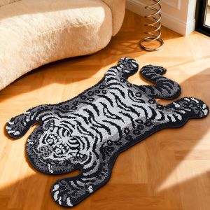 Alfombra de Baño Ultra Suave con Diseño de Tigre Tibetano, Antideslizante, Linda y Elegante, Absorbente, con Diseño Animal - Product Image 1
