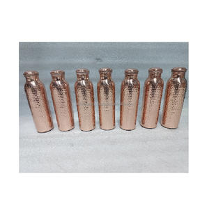 Handcrafted Copper <b>Bottle</b> 950/<b>750ml</b> Designed for Natural Purification Durable Sustainable Unisex Applicable Gift Box Packaging - Product Image 2